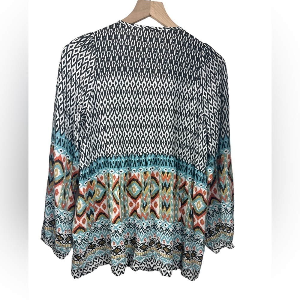 Sundance Stella Tunic Peasant Top Sz Small Boho Floral - Picture 3 of 7